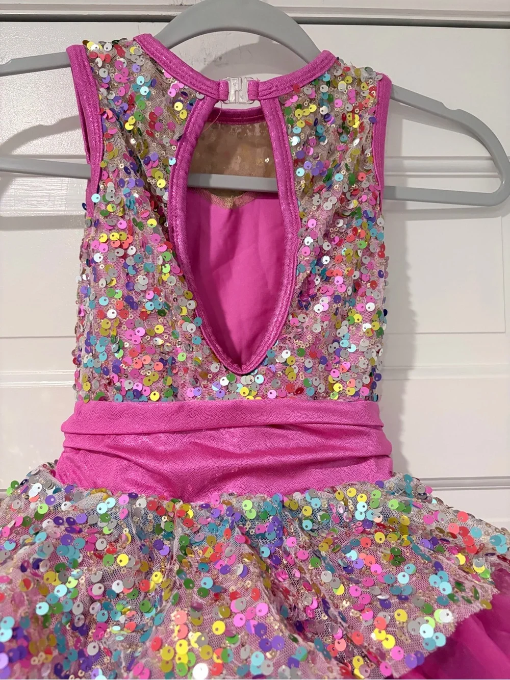 A Wish Come True Rainbow Palace Dance Costume ISC Sequin Tutu Dress